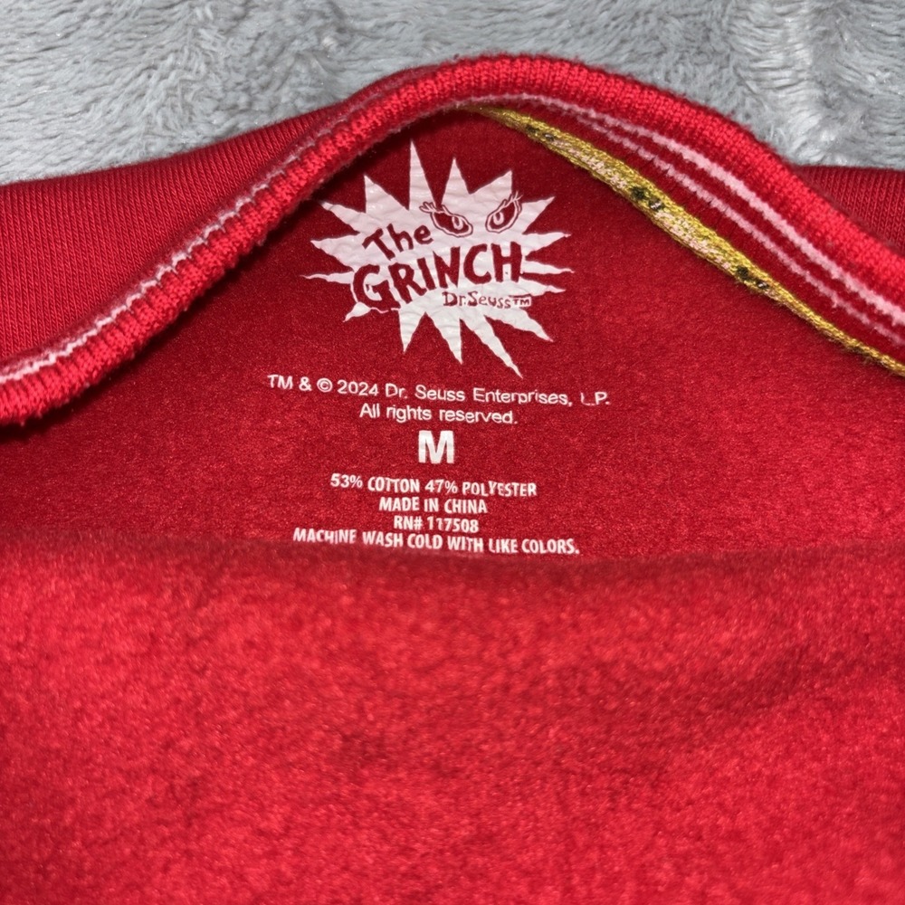The Grinch Merry Christmas Women Med Sweatshirt View 5
